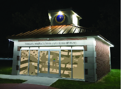 veterans fame indiana military hall building natco funders initial among union memorial credit