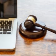 picture of laptop and gavel
