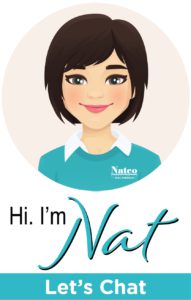 Hi. I'm Nat. Let's Chat and avatar of Nat