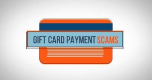 Gfit card payment scams