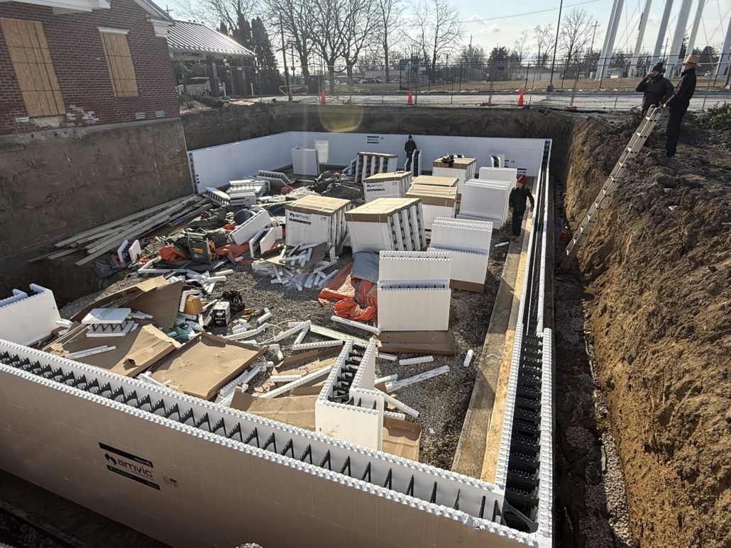 overview of forms for basement walls