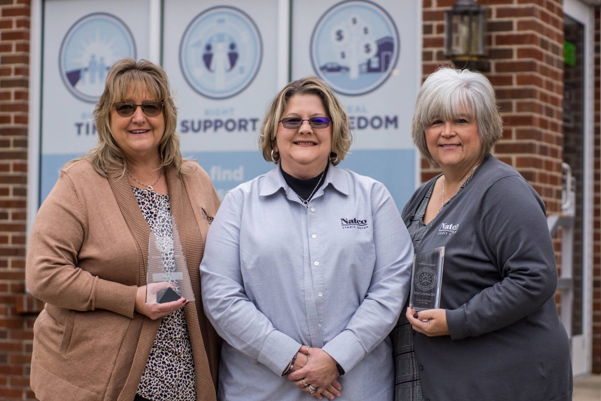 Mortgage Team with their Awards