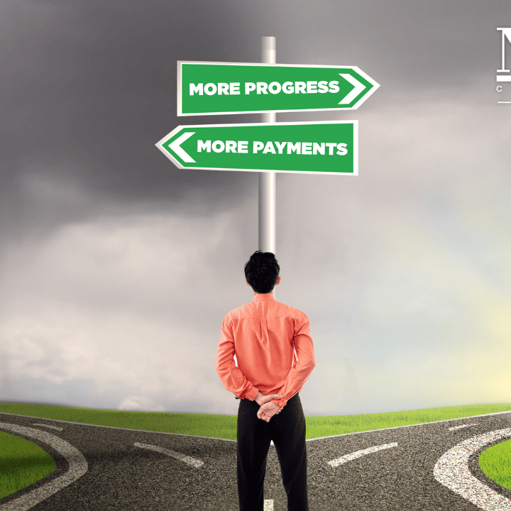 image of a man at a crossroad